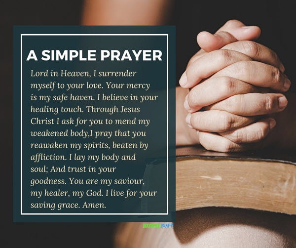 a simple prayer for cancer patients