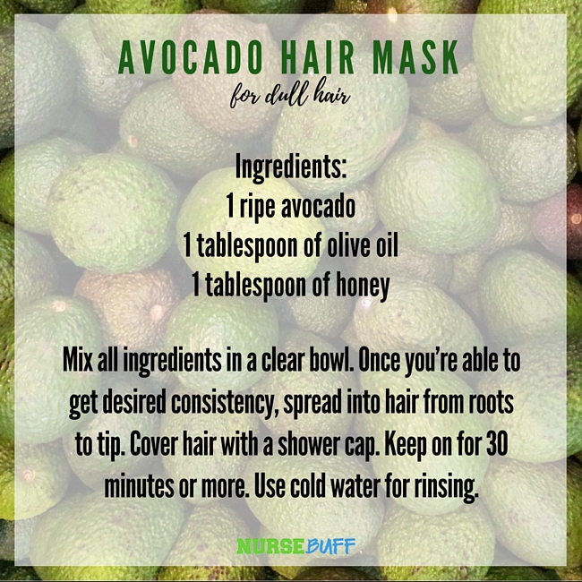 avocado hair mask recipe