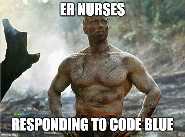 er nurse code blue meme