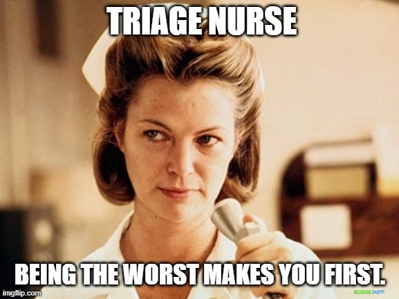 er triage nurse meme