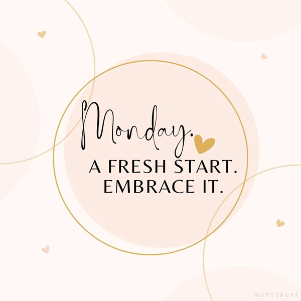 fresh start monday morning quotes