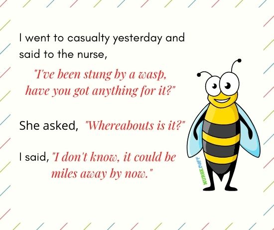 funniest nurse wasp jokes