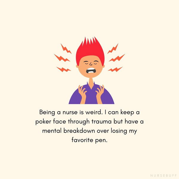 funny nurse breakdown