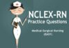 NCLEX RN practice questions medical surgical