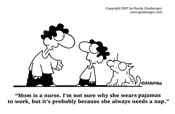 nurse mom funny cartoons