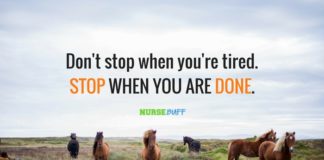 nurse quote dont stop