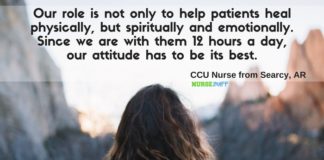 nurse quote helping patients