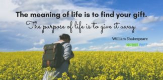 nurse quote purpose of life