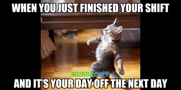 nursing meme day off