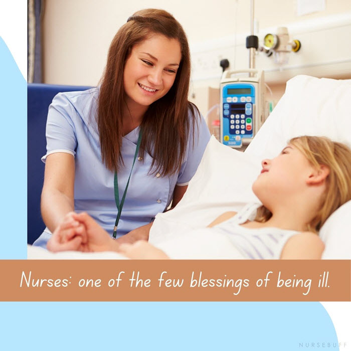 nursing quotes few blessing of being ill