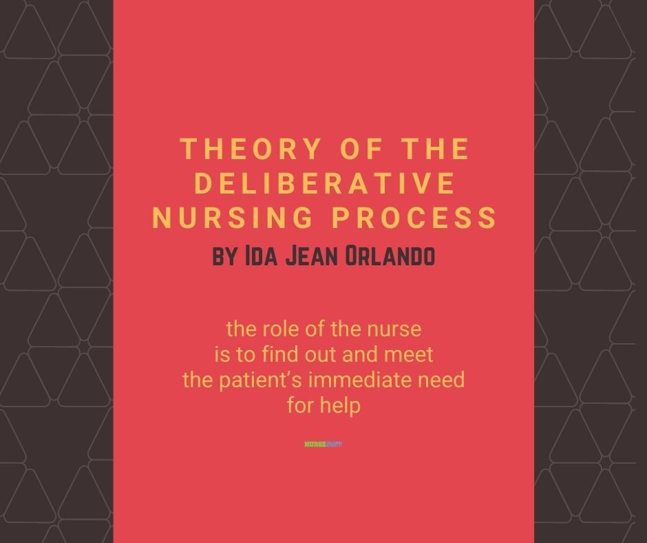 nursing theories of the deliberative nursing process