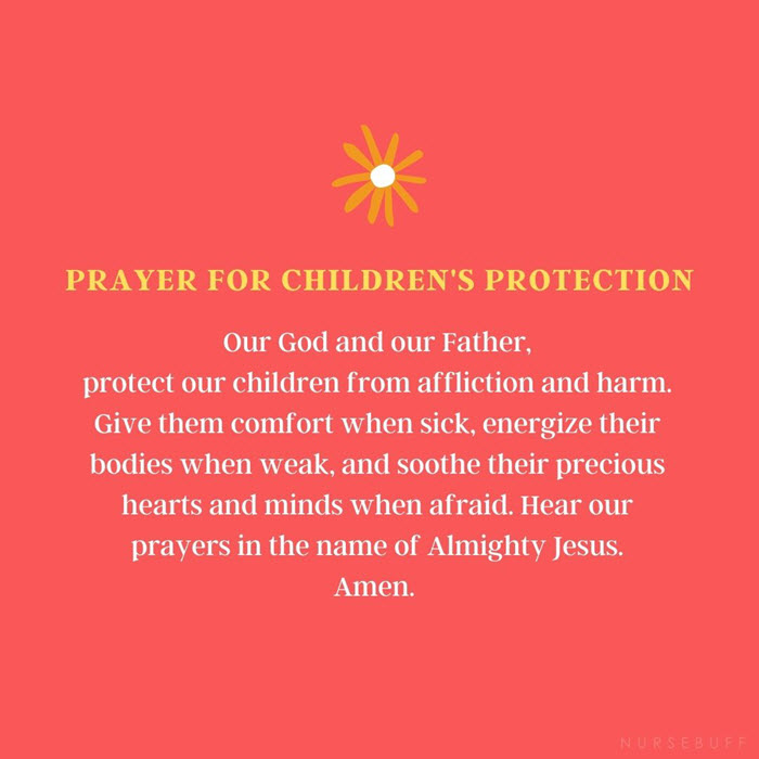 prayer for childrens protection