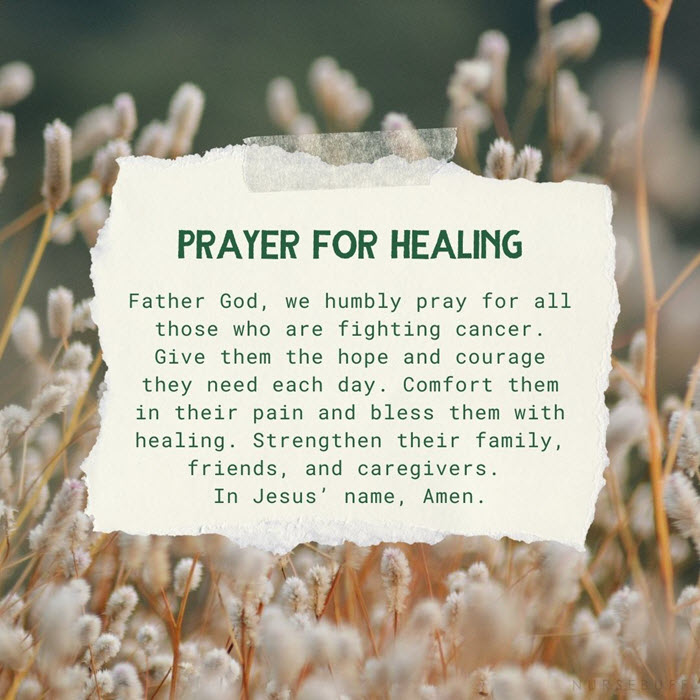 prayer for healing