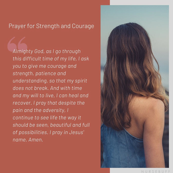 prayer for strength and courage for cancer patients