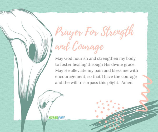 prayer for strength and courage of cancer patients