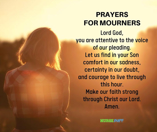 prayers for mourners