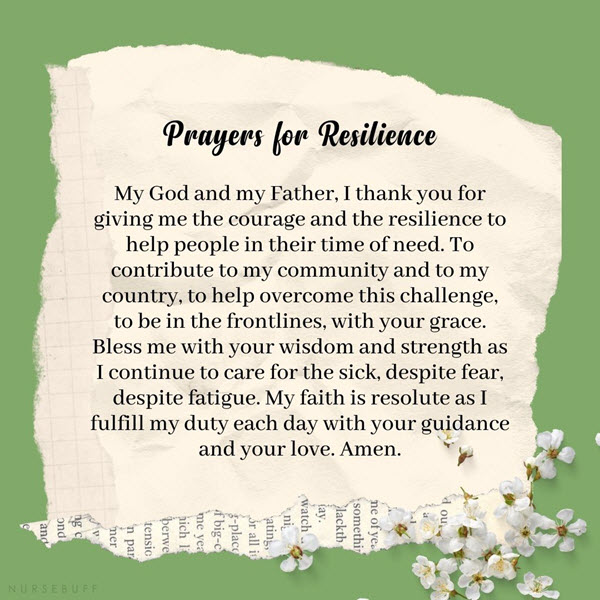 prayers for resilience