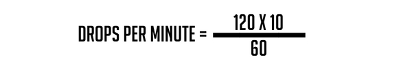 rate of infusion example 1