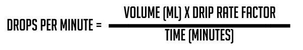 rate of infusion second method