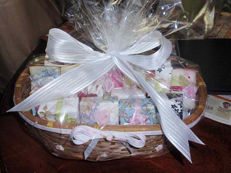 Soap gift basket idea for nurses