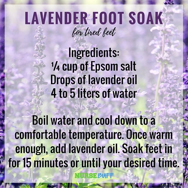 lavender foot soak