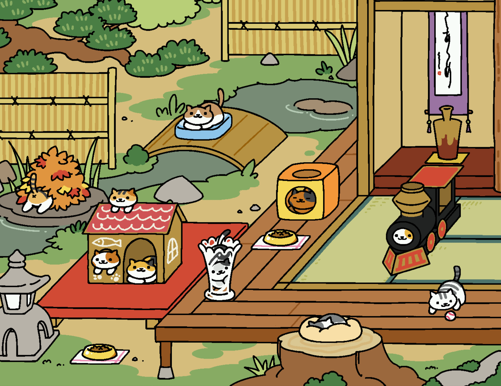 neko atsume tips toy interaction