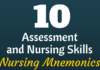 nursing assessment nursing mnemonics